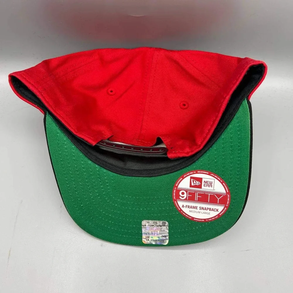 San Francisco 49ers Hat Men M-L NFL 9Fifty New Era Snap Back Cap‎ Cotton A-Frame